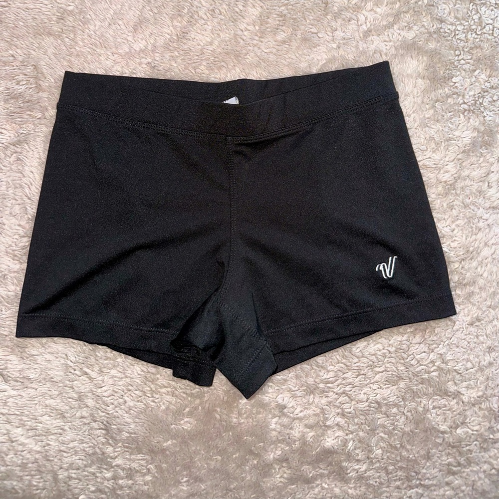 Black Varsity Spirit Shorts